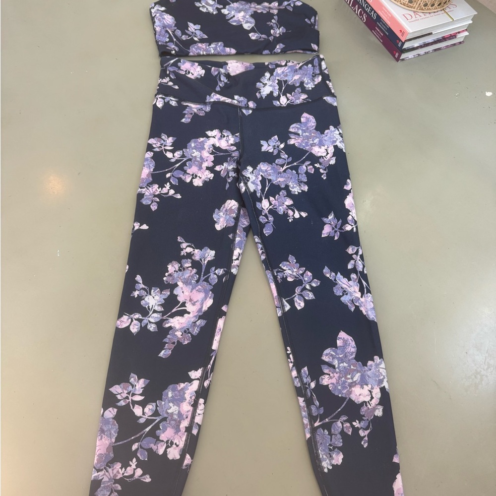 Floral Women's Athletic Workout Set